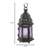 Accent Plus Lavender Glass Moroccan Candle Lantern - 11 inches