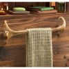 Accent Plus Rustic Antler Towel Bar