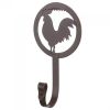 Accent Plus Iron Rooster Wall Hook