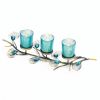 Accent Plus Peacock-Inspired Branch Candle Holder