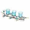 Accent Plus Peacock-Inspired Branch Candle Holder