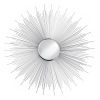 Accent Plus 33-inch Silver Sunburst Wall Mirror