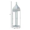 Accent Plus Silver Moroccan-Style Candle Lantern - 24 inches