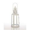 Gallery of Light Metal Lighthouse Candle Lantern - White