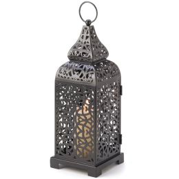 Accent Plus Iron Candle Lantern Tower - 13 inches