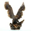 Accent Plus Bronze-Look Eagle in Flight Statue