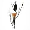 Accent Plus Lily Blossom Wall Candle Holder