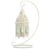 Accent Plus Lacy Cutout Hanging Candle Lantern