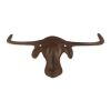 Accent Plus Cast Iron Longhorn Cattle Wall Hook