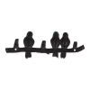 Accent Plus Birds on a Branch Cast Iron Wall Hooks - Set of 2