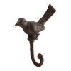 Accent Plus Cast Iron Bird Wall Hooks - Set of 3