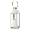 Accent Plus Stainless Steel Triangles Lantern - 15 inches