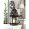 Accent Plus Clear Glass Moroccan Candle Lantern - 12.5 inches