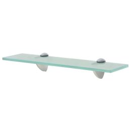 vidaXL Floating Shelf Glass 15.7"x7.9" 0.3"