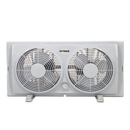 Optimus 7 in. Twin Window Fan