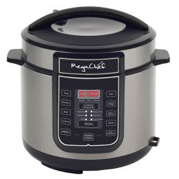 Megachef 6 Quart Digital Pressure Cooker with 14 Pre-set Multi Function Features