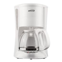 Brentwood 12-Cup Digital Coffee Maker in White