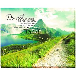 Advantus Leave A Trail 22 x 28 Inches Canvas Motivational Print MultiColored